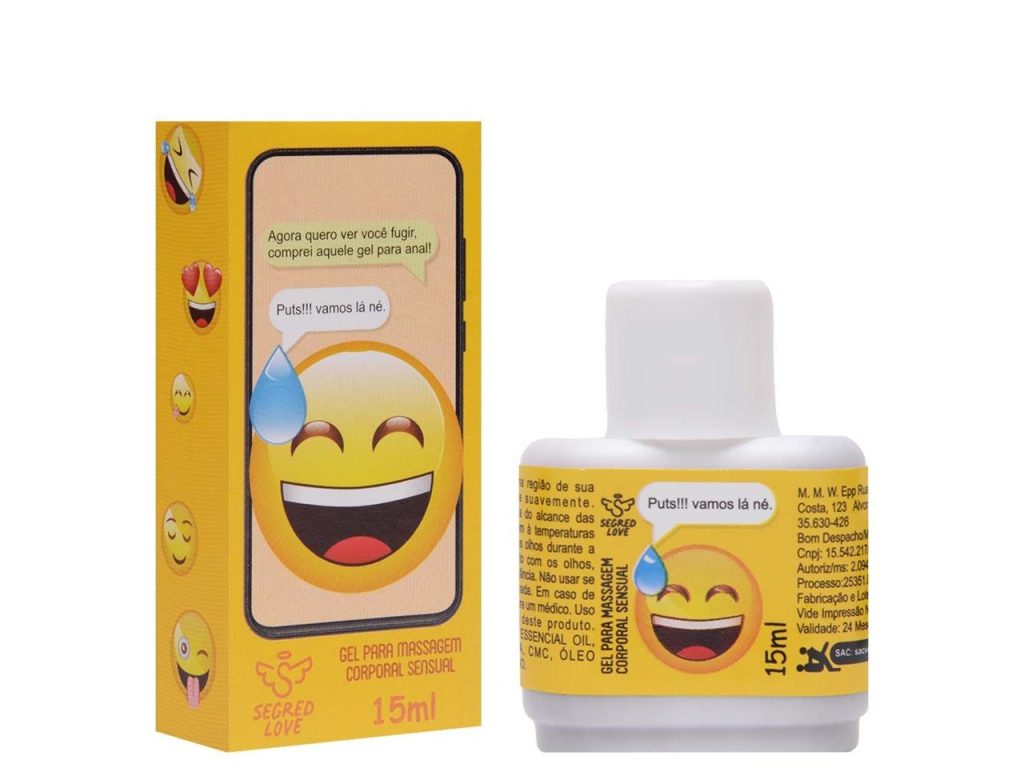 Gel Sexo Anal Emoji Puts Vamos Lá Né 15 ml Secret Love Inspire se