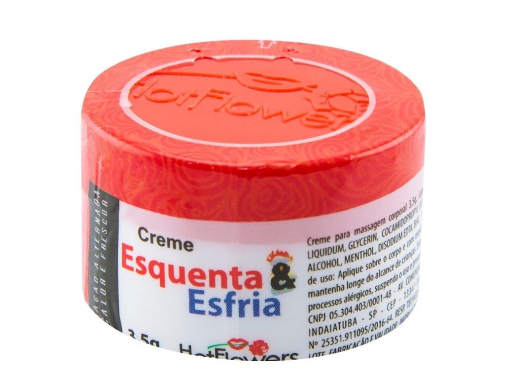 Creme Excitante Unissex Esquenta & Esfria (hot Ice) 3.5g Hot Flowers