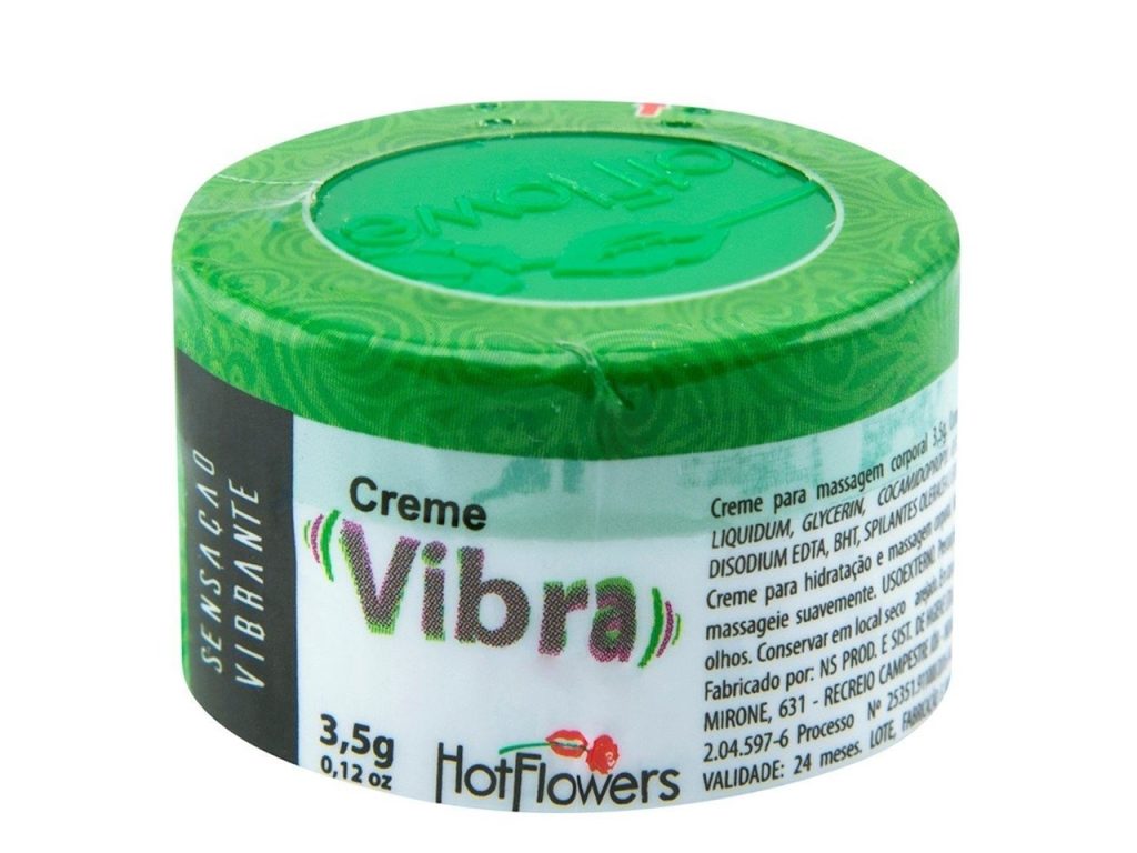 Creme Excitante Unissex Vibre 3.5g Hot Flowers