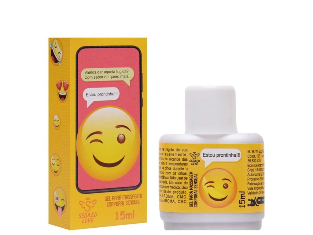 Gel Beijável (emoji) Estou Prontinha 15 Ml Secret Love