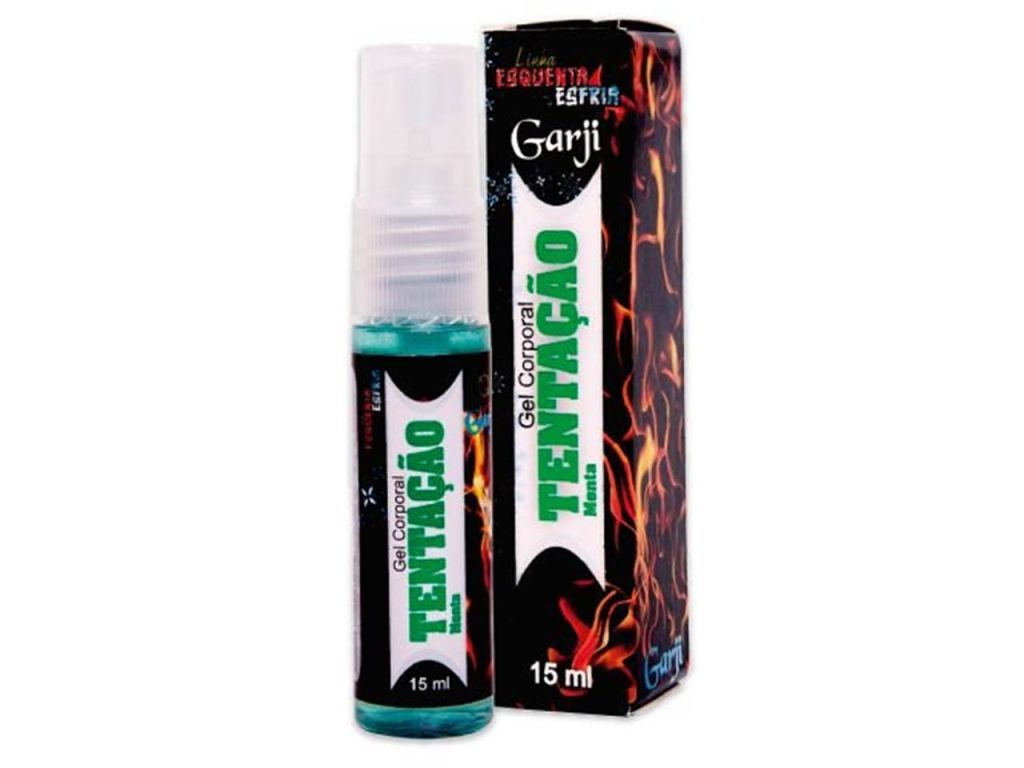 Gel Comestível Tentação Menta 15 Ml Spray Garji