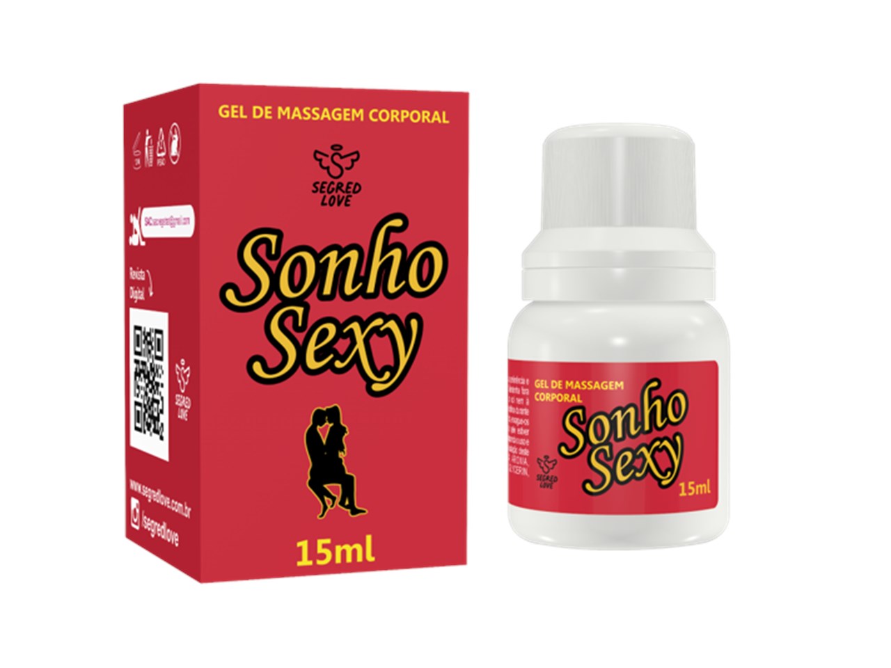 Gel Beijável Para Sexo Oral Sonho Sexy 15ml Secret Love