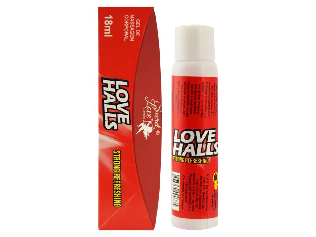 Gel Beijável Refrescante Love Halls 18 Ml Secret Love