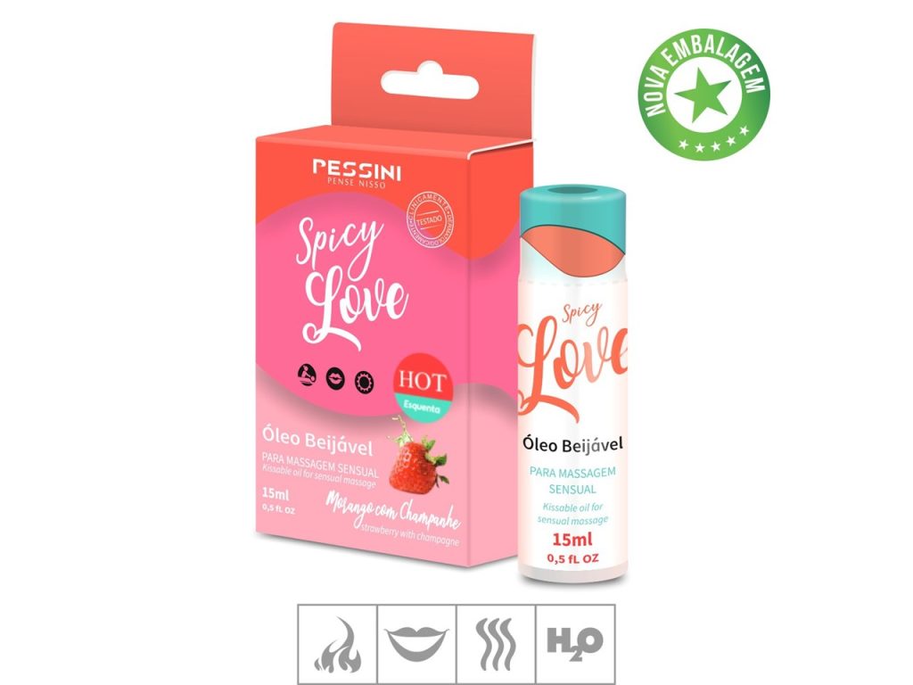 Gel Comestível Spicy Love 15 Ml Pessini