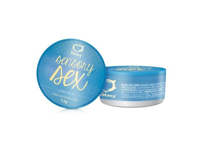 Pack Com 10 Unidades Do Produto Pomada Anestésica Sensory 7,5g Sexy Fantasy