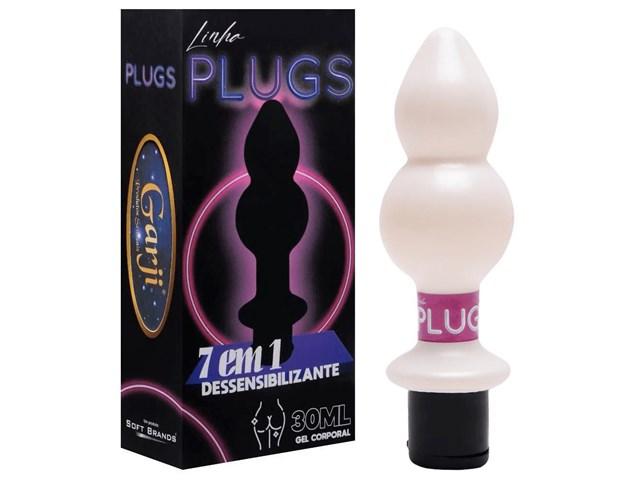 Plug Anal Com Gel Dessensibilizante 7 Em 1 30ml Garji