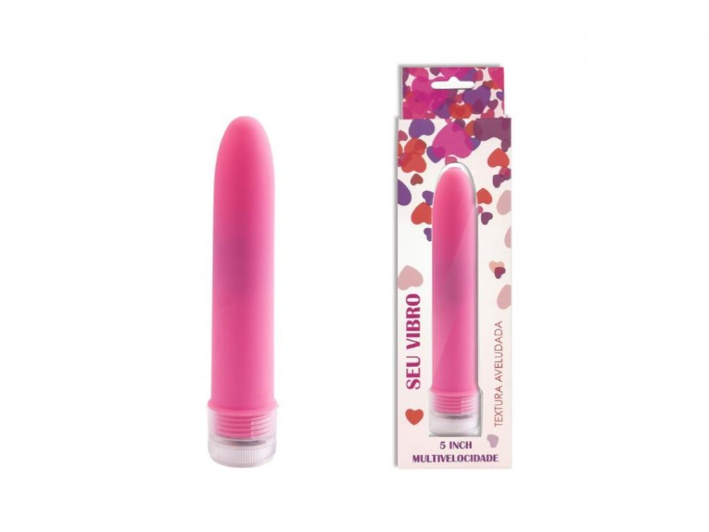 Vibrador Personal Aveludado 13,5 Cm