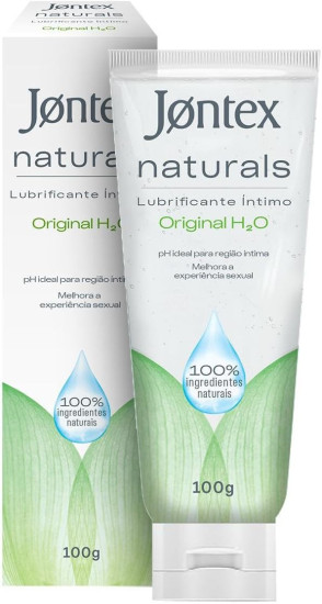 Jontex Naturals - Gel Lubrificante ntimo natural - Original H2O - 100g c/Probiticos