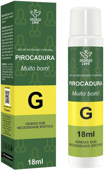 Gel retardante Pirocadura 18ml contra ejaculao precoce