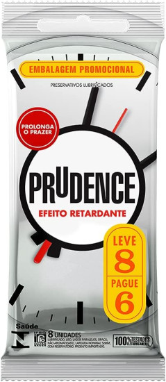 Prudence Preservativo Opaco Pacote De 8