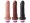 Prtese 15,6 x 4 cm com vibrador interno - Soulsex