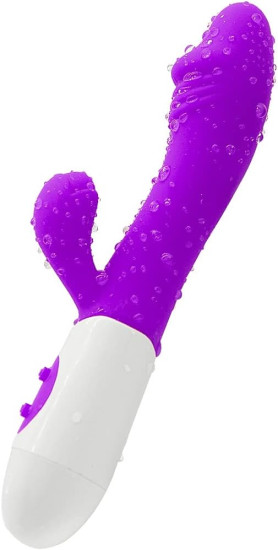 Vibrador Silicone 2 motores e 30 Velocidades