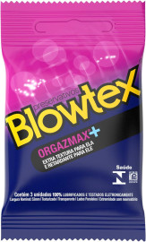 Blowtex Preservativo Orgazmax Com 3 Unidades