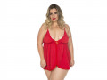 Camisola Dantele aberta Plus Size (GG) - Pimenta Sexy 