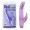 VIBRADOR ESTIMULADOR PONTO G DUAL CRISTAL APHRODISIA