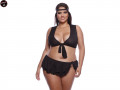 Fantasia Viva Negra Plus Size (GG) - Mil Toques