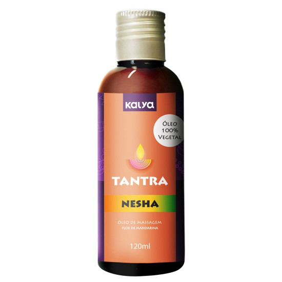 Tantra Nesha leo Vegetal para Massagem Tntrica 120ml Kalya