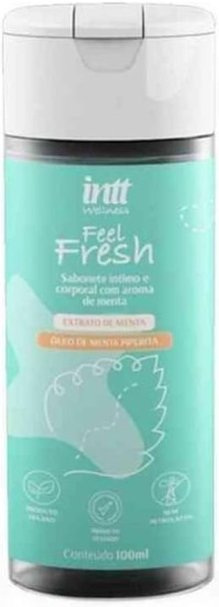 Sabonete Intimo Corporal Feel Fresh Menta 100ml - Intt Wellness