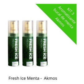 Aromatizante Bucal -fresh Ice Akmos Hlito Refrescante (Menta)