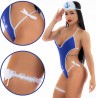 Fantasia Sexy Feminina Lingerie Body Marinheira