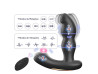 Vibrador de Prstata com Rotao 360 e controle Remoto - Hiross