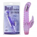 VIBRADOR ESTIMULADOR PONTO G DUAL CRISTAL APHRODISIA