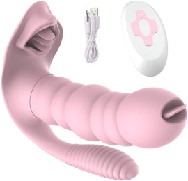 Vibrador e Estimulador Recarregvel 3 em 1 Sensevibe Diamond