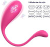 Vibrador Lophin Connect com Aplicativo Bluetooth para IOS ou Android 9 Estgios de Vibrao Original e Lacrado - Silicone Cirurgico - Resistente a Agua - Recarregavel USB - Silencioso - SEXTOYONLINE