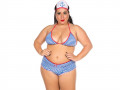 Mini-fantasia Marinheira Plus Size (GG) - Pimenta Sexy