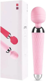 Vibrador Massageador Varinha Mgica com Cabea Flexvel