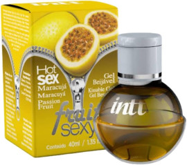 Gel Beijvel Maracuj 40 ml - Fruit Sexy - Intt Cosmtico, Intt Cosmticos, Amarelo