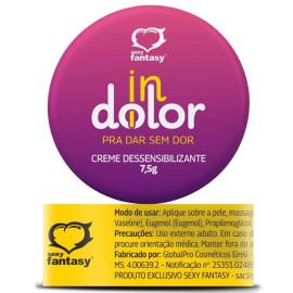 INDOLOR CREME DESSENSIBILIZANTE ANAL 7,5G SEXY FANTASY