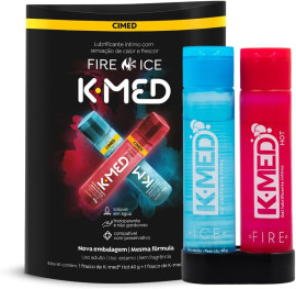 KMED K Med Gel Em Kit Fire E Ice Esquenta E Esfria