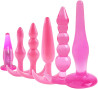 Kit Plug Anal em Silicone Macio Color