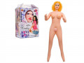 Boneca Inflvel Completa Loira (com vagina e nus vibratrio em Cyber Skin) 