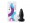 Plug 14 x 5,4 com vibrador e ventosa - Soulsex