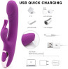 Vibrador Silicone Vibradores Estimulador Vibradoris Feminino Brinquedos Sexuais Erticos G406 prpura vibradoris feminino sexual