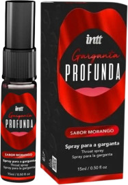 Spray Comestvel Beijvel Garganta Profunda Sabor Morango para sexo Oral Sexy Shop Intt 15 ML