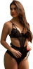 Fantasia Sexy Body Renda Supremo Sensual Deusa da Noite Lingerie