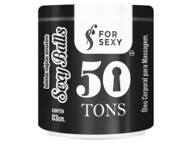 Bolinha Sexy Balls Funcional 50 Tons 03 Unidades - For Sexy