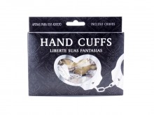 Algema de Metal com Pelcia Hand Cuffs