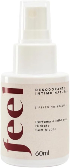 Feel Desodorante ntimo Natural Frescor Higiene Sade 60ml Lquido