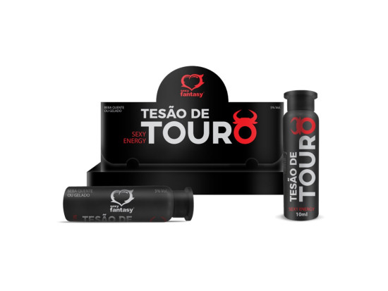 Pack com 10 unidades do produto Bebida afrodisaca teso de touro - Sexy Fantasy