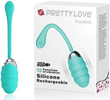 CAPSULA VIBRATRIA 12 MODOS DE VIBRAO FRANKLIN PRETTY LOVE