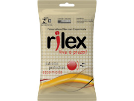 Preservativo com Espermicida com 3 unidades - Rilex