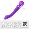 Vibrador Silicone Vibran vibrador feminino 2 em 1 Estimulador Clitris Feminino G783