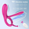 Vibrador Peniano Anel Para Atraso Ejaculao 10 Velocidades Atraso Ejaculao Sexual Feminino Zatla