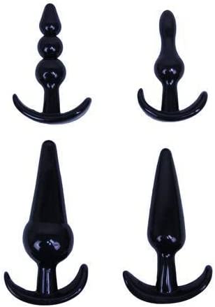 Kit Dilatadores Anal em Silicone (4 Plugs diferentes)