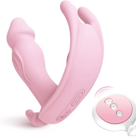 Massageador com controle Wireless Vibrador Com Controle Remoto Estimulador Lambendo & Chupando Vibrador 3 em 1 3.20c