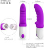 Vibrador de bala, Mini bala vibradora para bola vibratria feminina, Potente e silencioso estimulador de silicone sem fio, Vibrador de controle remoto cpsula vibratria E5D